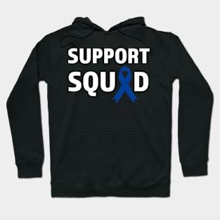 Support squad Colon Cancer Awareness Hoodie